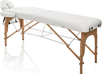  XanitaliaPro Master Wood Table de massage portable, blanc 