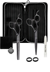  Olivia Garden SilkCut PRO Matt Black Set de 2&nbsp;Left 