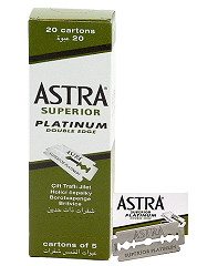  Astra Lames Superior Platinum Double Edge 