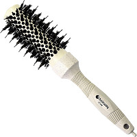 Hairway Brosse Thermique Organica Avec des Poils de Sanglier Beige Ø 34/74 mm