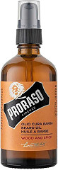 Proraso Huile à barbe Wood and Spice 100 ml