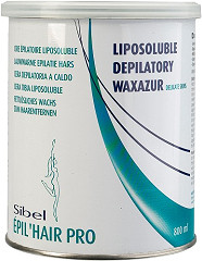  Sibel &Egrave;pil&rsquo;hair pro Cire Pelable Fine &agrave; &Eacute;piler Liposoluble Jetable WAX'Azur 800 ml 