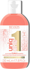 Revlon Professional UniqOne All in One Curls Shampoo, 230 ml