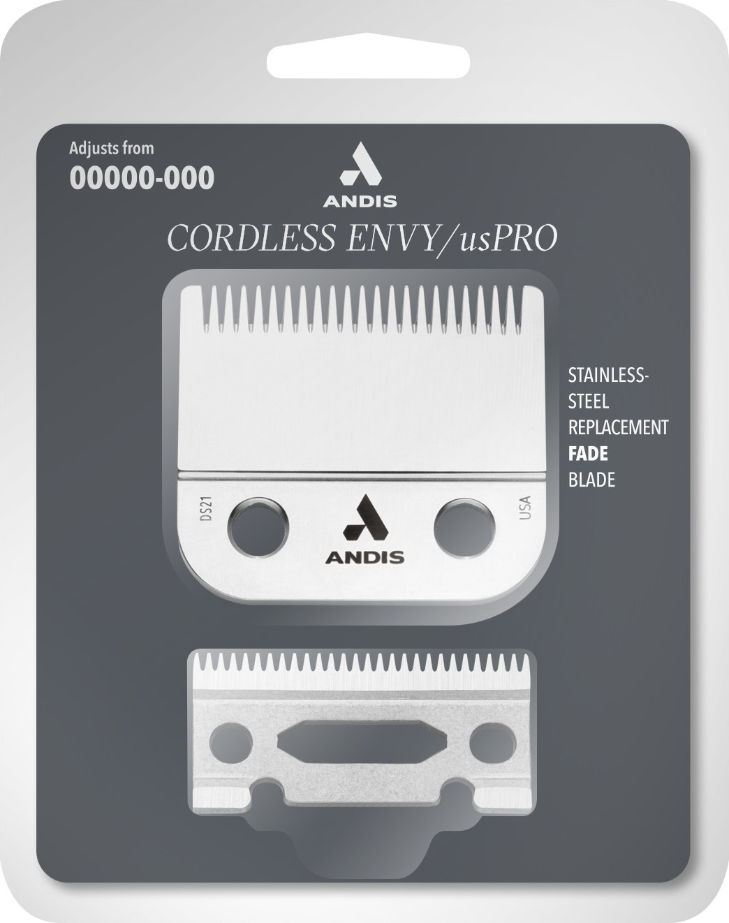  Andis Stainless Steel Fade Blade 
