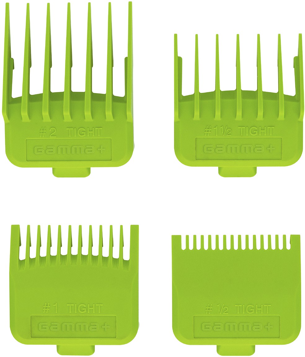  Gamma+ Set Double Peigne Magn&eacute;tique Vert 
