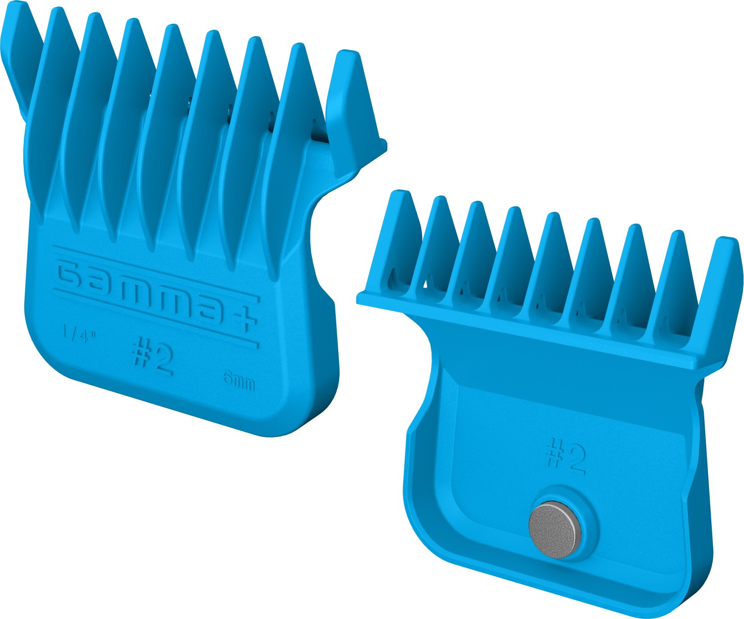  Gamma+ Set de Peignes Magn&eacute;tiques Bleu 
