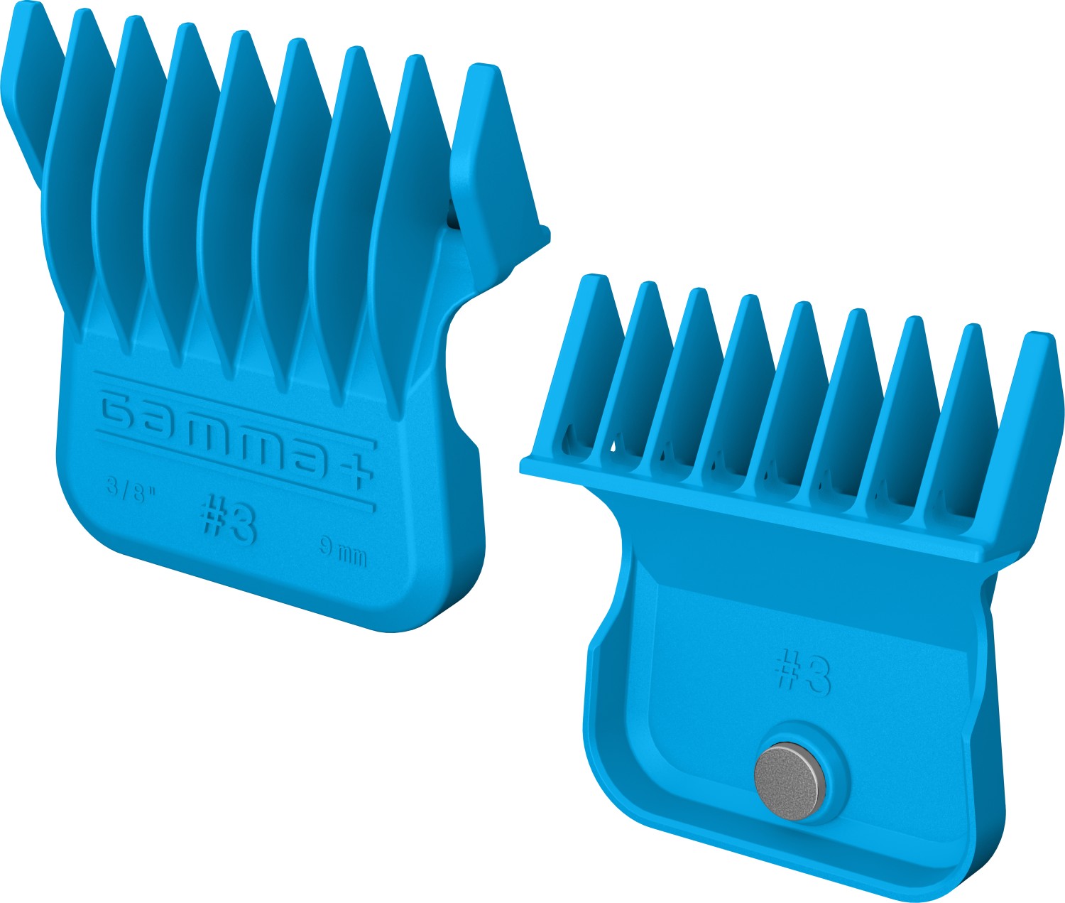  Gamma+ Set de Peignes Magn&eacute;tiques Bleu 