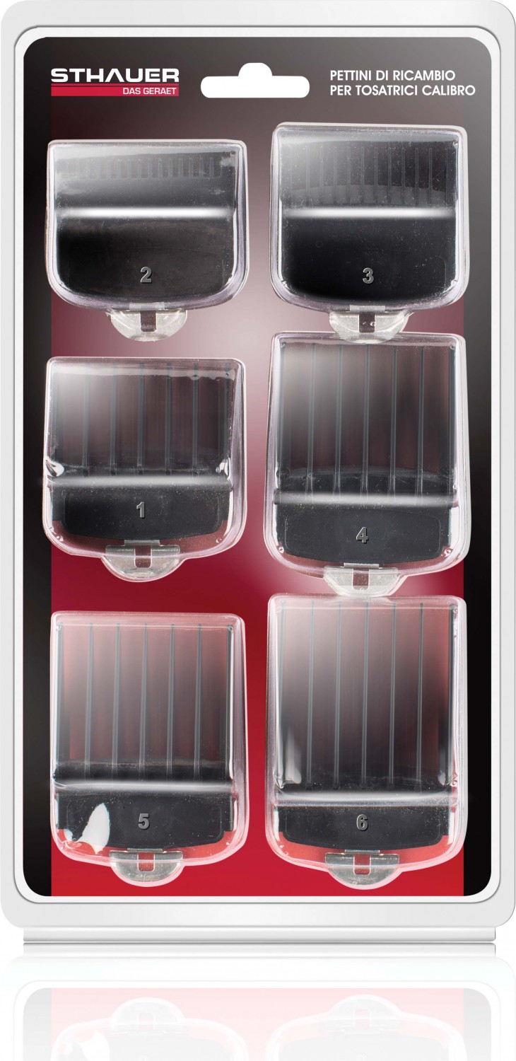  XanitaliaPro Set de 6 peignes adaptables pour tondeuses Calibro 