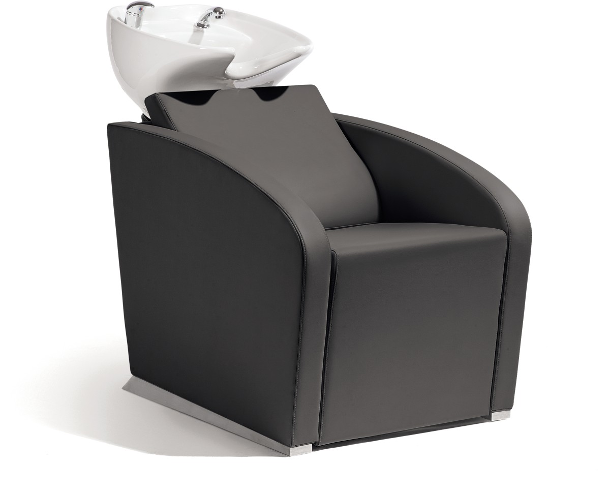  Sibel Elegantia - Bac &agrave; Shampooing Complet / Fauteuil Noir 