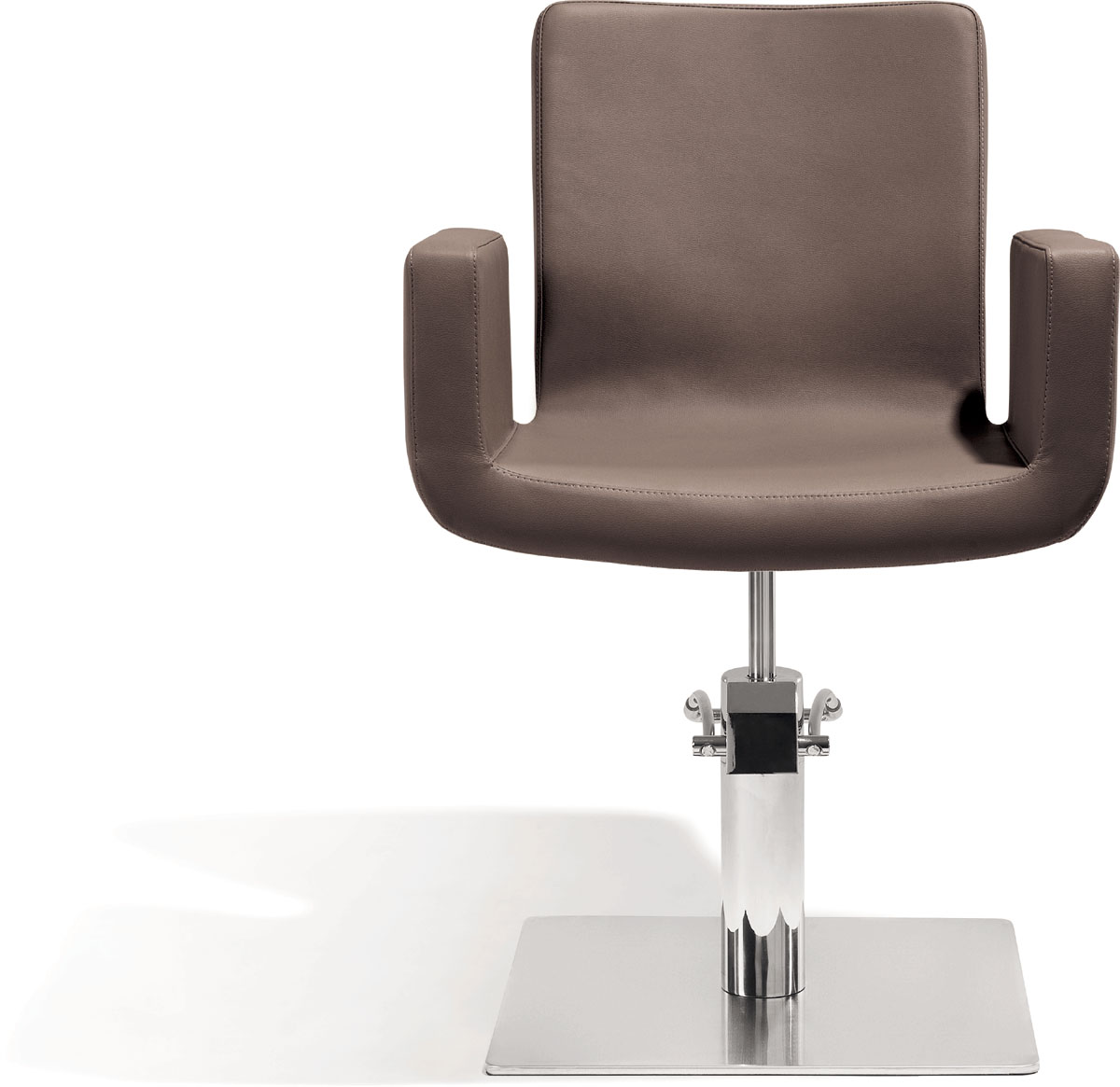  Sibel Attractio Fauteuil de Coiffure Brun / Base Pied Carr&eacute; 