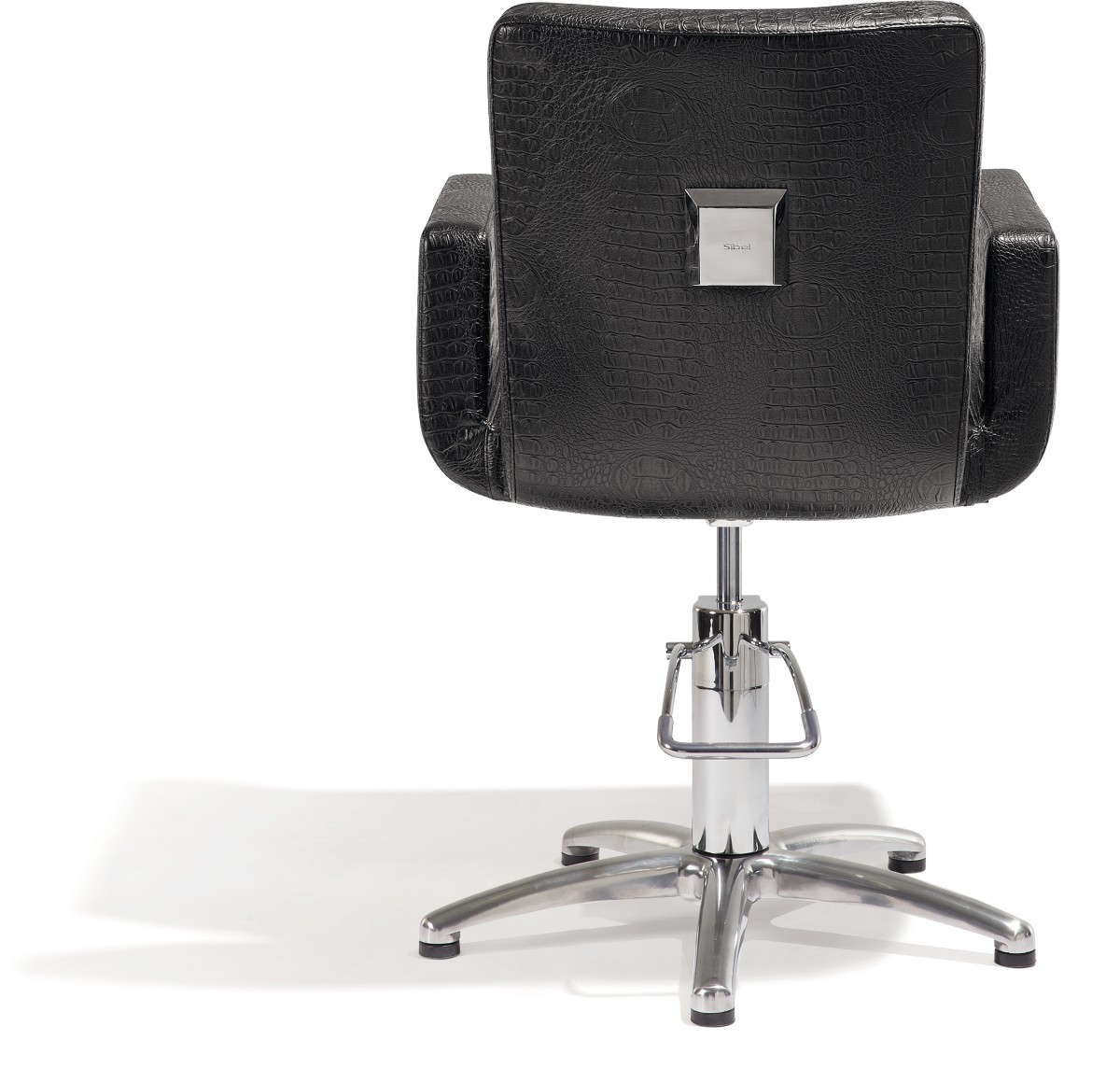  Sibel Attractio Fauteuil de Coiffure Croco Noir / Base Pied Etoile 
