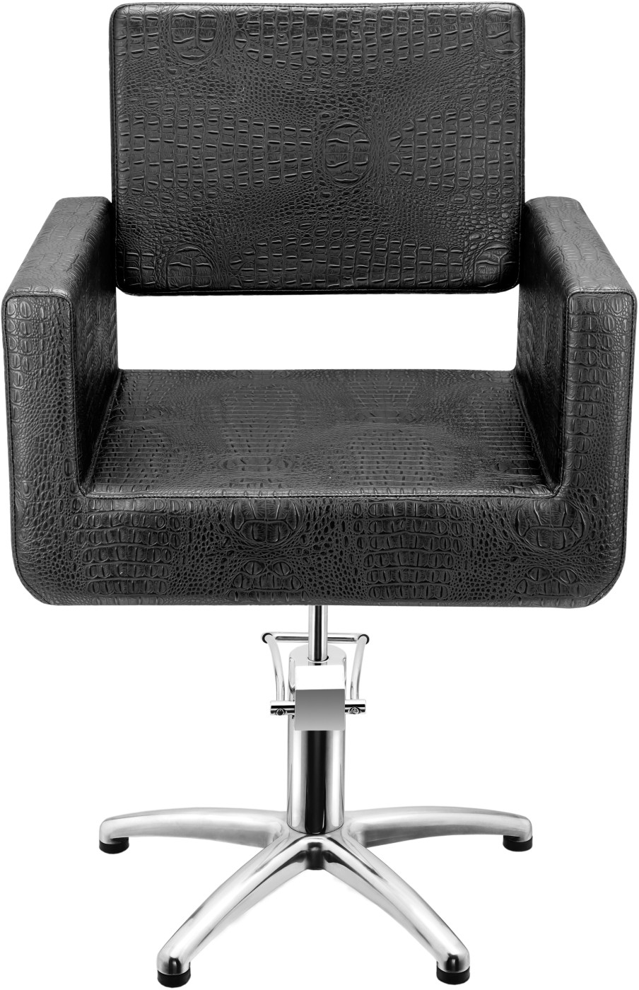  Sibel Felicitas Fauteuil de Coiffure Felicitas Croco Noir / Base Pied Etoile 
