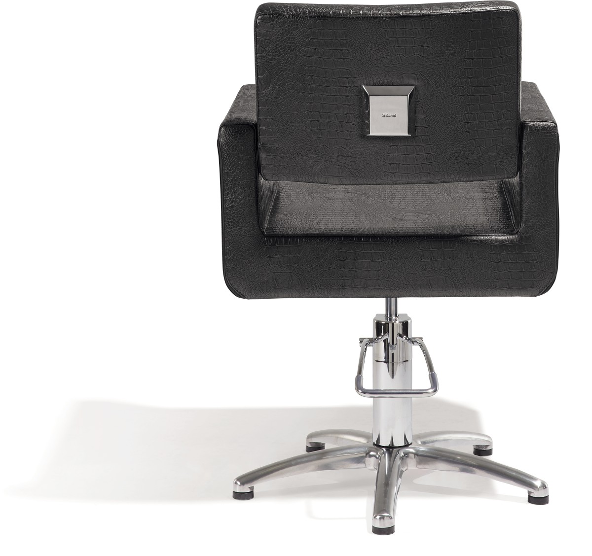  Sibel Felicitas Fauteuil de Coiffure Felicitas Croco Noir / Base Pied Etoile 