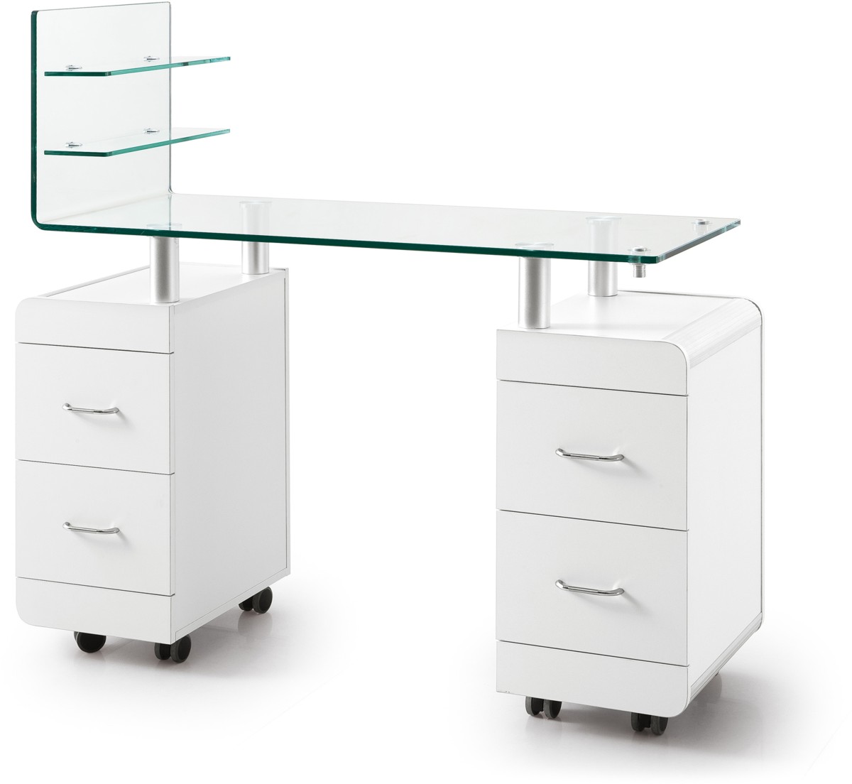  Sibel Louise Table de Manucure &agrave; Tablette cintr&eacute;e 