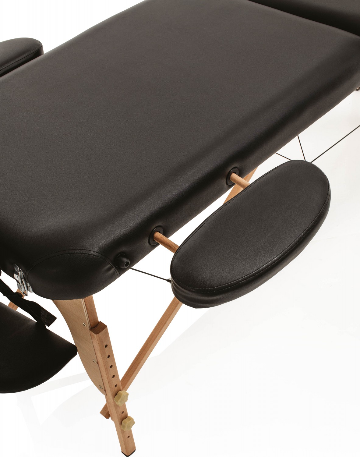  XanitaliaPro Master Confort Wood Table de massage portable, noir 
