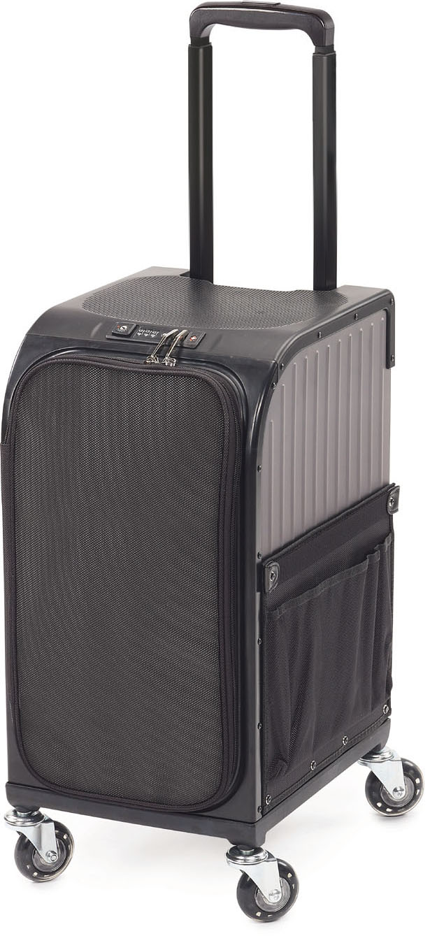  Sibel RollerCoaster Stoolcase  Valise-Tabouret roulant / Titanium 