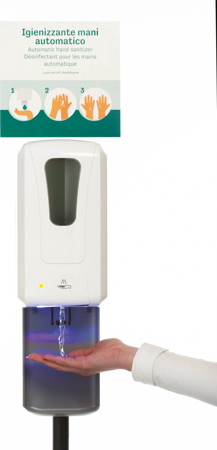  XanitaliaPro Sani Sensor Stand, distributeur automatique de désinfectant sur pied 