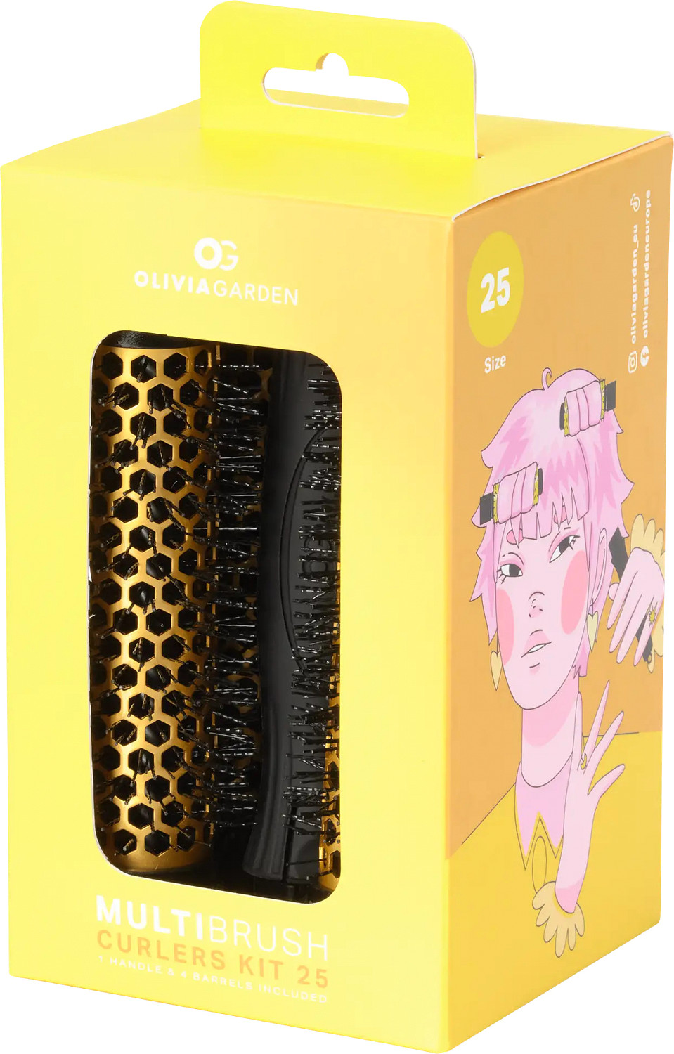  Olivia Garden Multibrush Set de 4 &Oslash;25 mm 