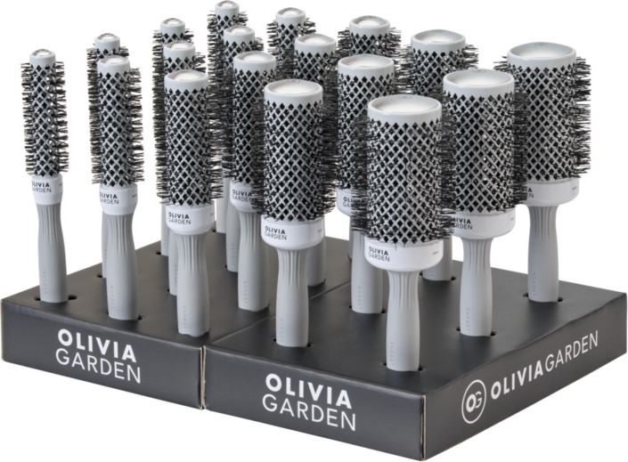  Olivia Garden Expert Blowout Shine White & Grey Set 