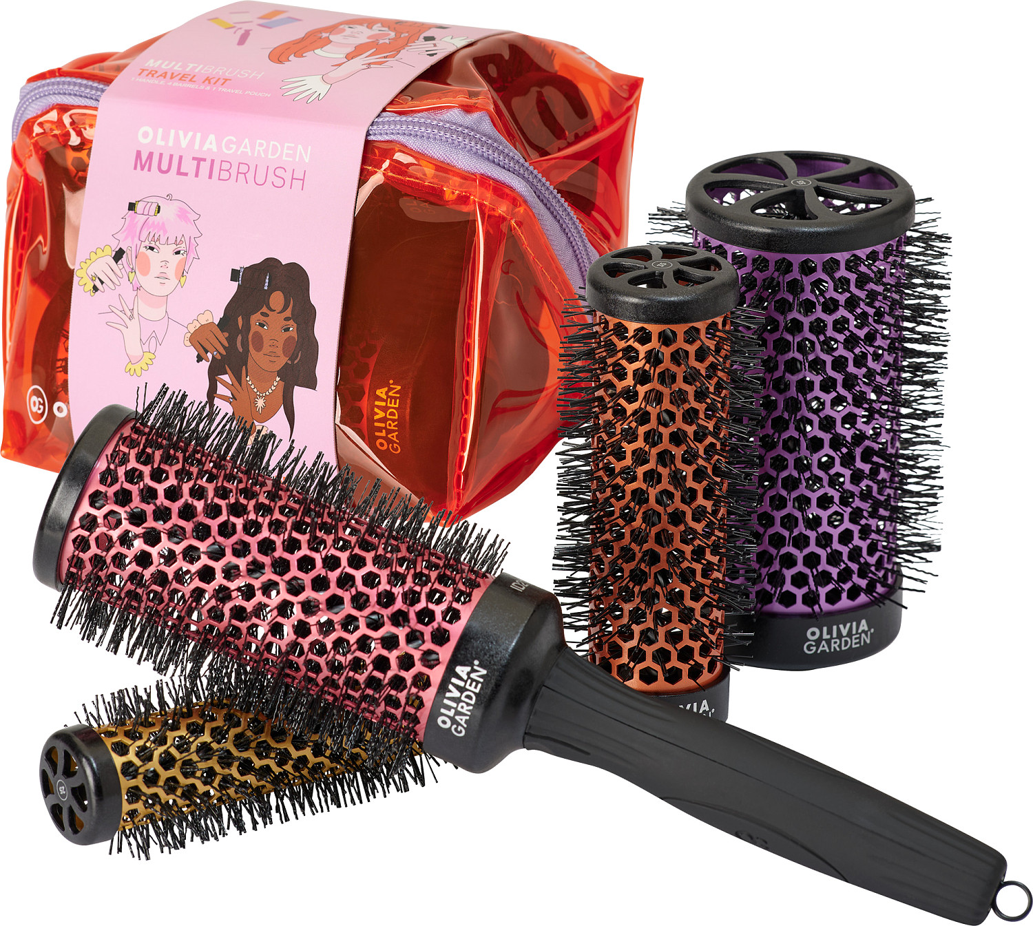  Olivia Garden Multibrush Set de 4 