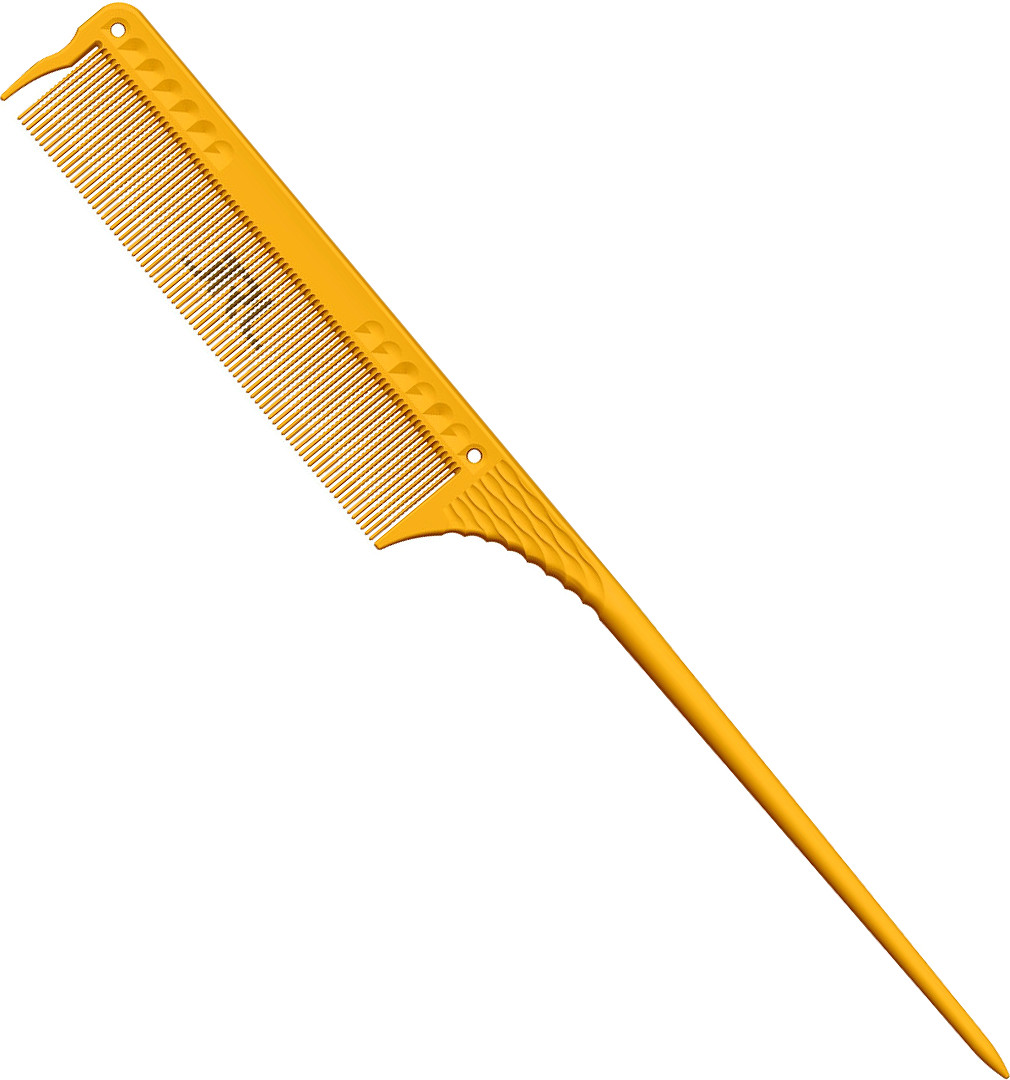  JRL Peigne &agrave; queue &agrave; dents fines 8,5" Jaune 