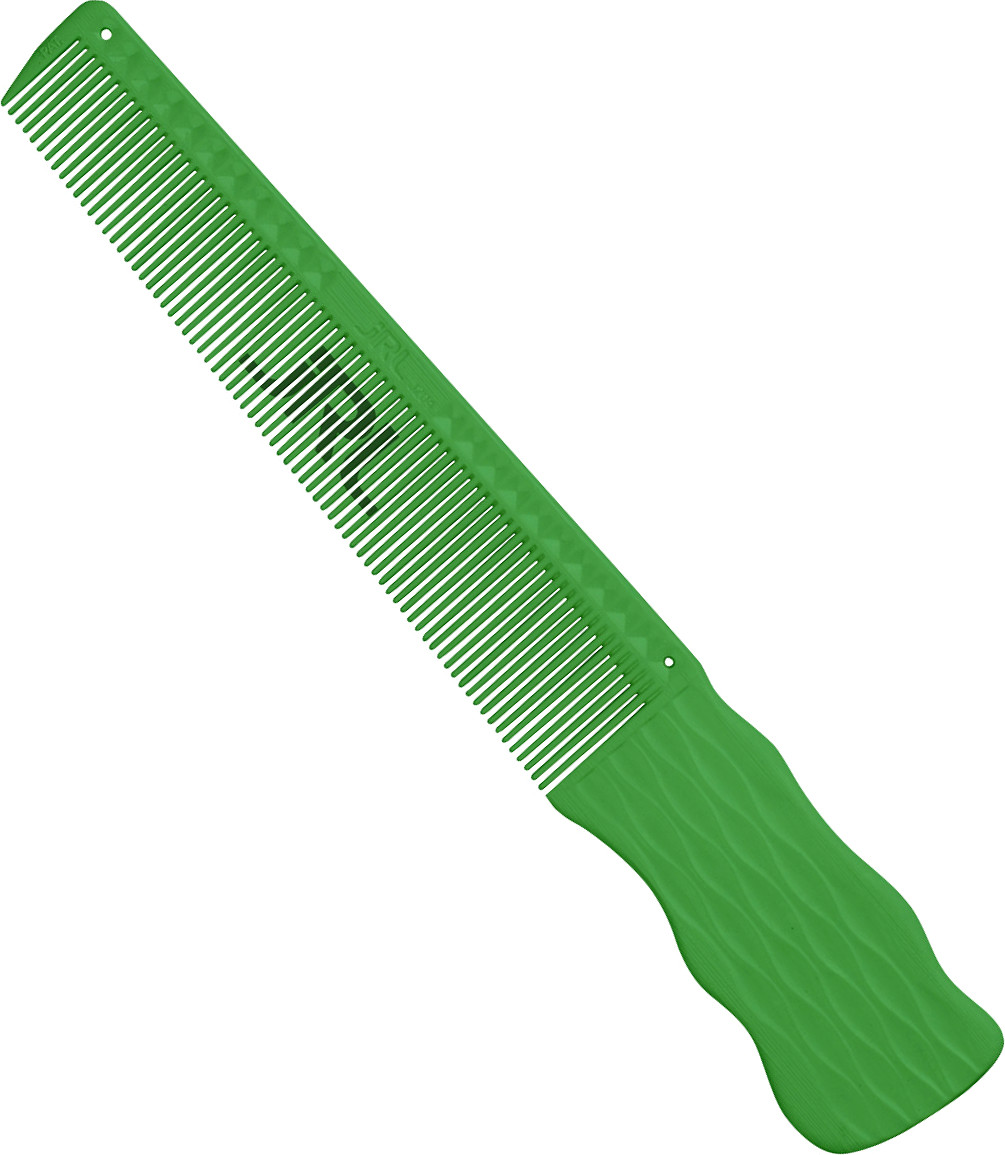  JRL Peigne de coiffure Barber 6,5" Vert 