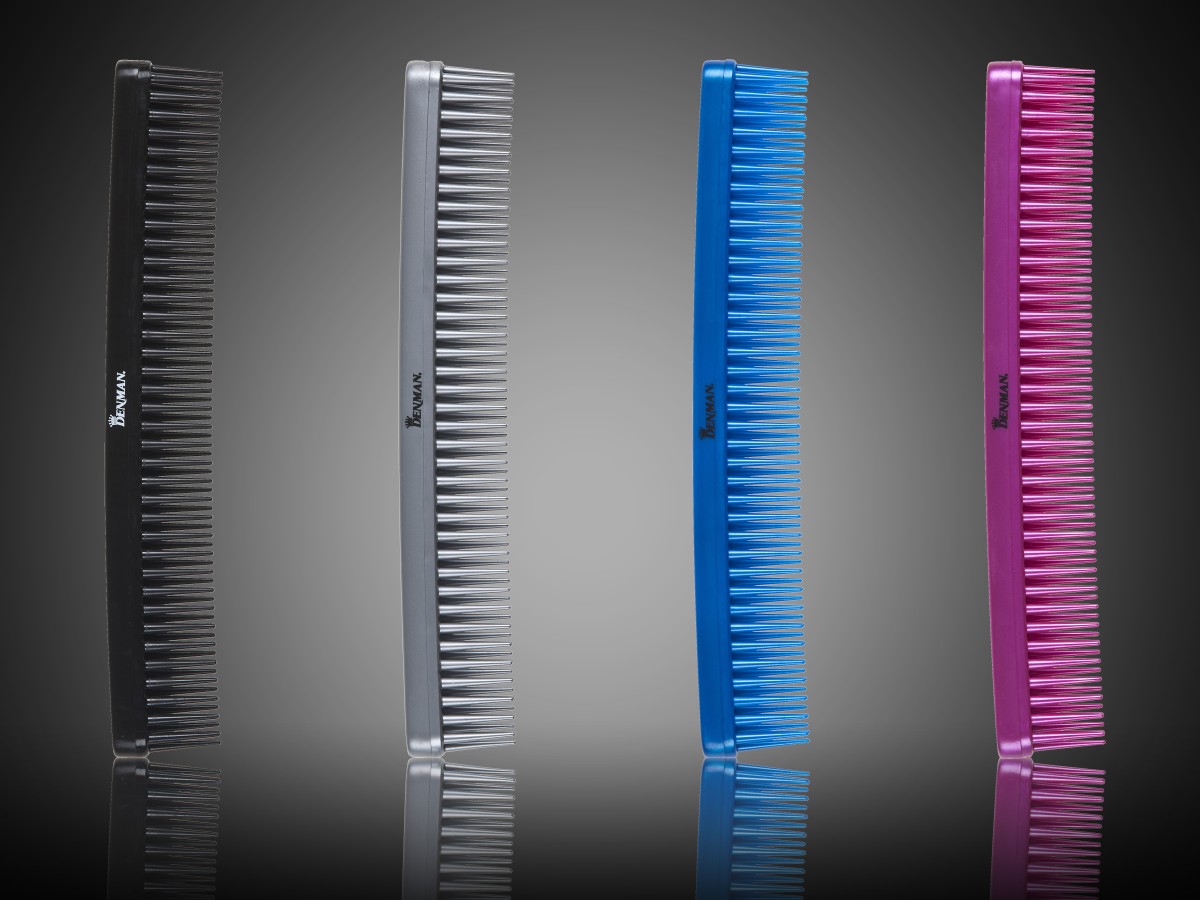  Denman Tame 'n' Tease comb noir 