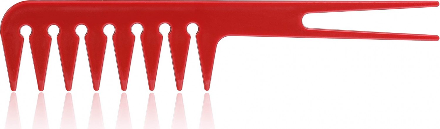  XanitaliaPro Set de Peignes &agrave; Barbe et Cheveux Rouge 