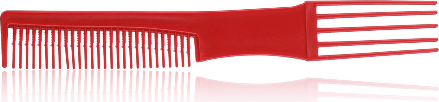  XanitaliaPro Set de Peignes &agrave; Barbe et Cheveux Rouge 