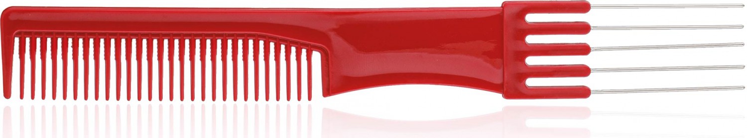  XanitaliaPro Set de Peignes &agrave; Barbe et Cheveux Rouge 