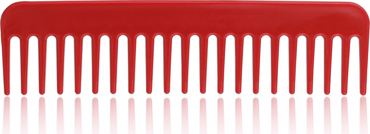  XanitaliaPro Set de Peignes &agrave; Barbe et Cheveux Rouge 