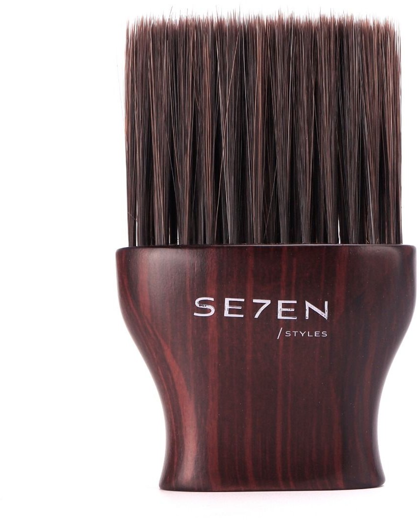  Se7en Styles Brosse ovale en bois fonc&eacute; 