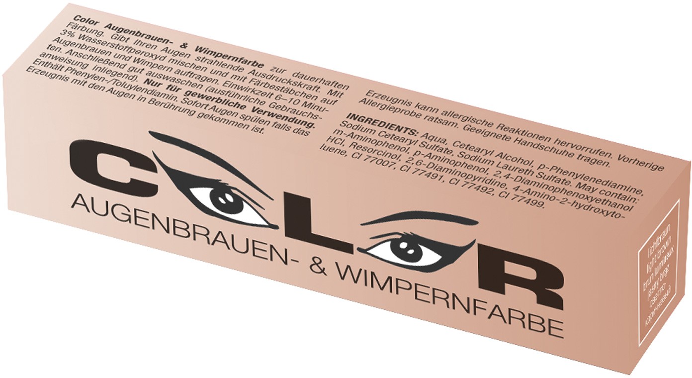  Comair COLOR Teinture pour cils et sourcils, 15 ml ch&acirc;tain clair 