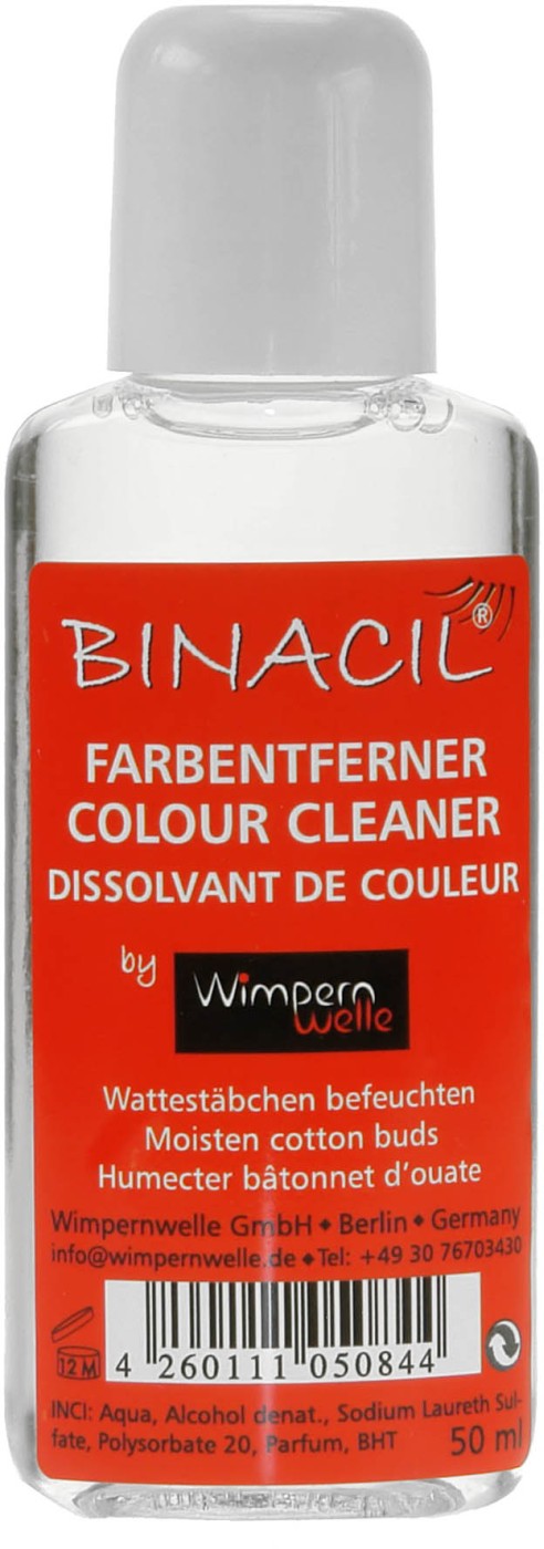  Wimpernwelle BINACIL Dissolvant de couleur, 50 ml 