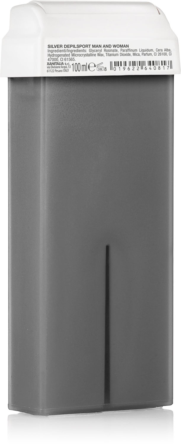  XanitaliaPro Cire d&eacute;pilatoire liposoluble Roll-On 100 ml Argent 