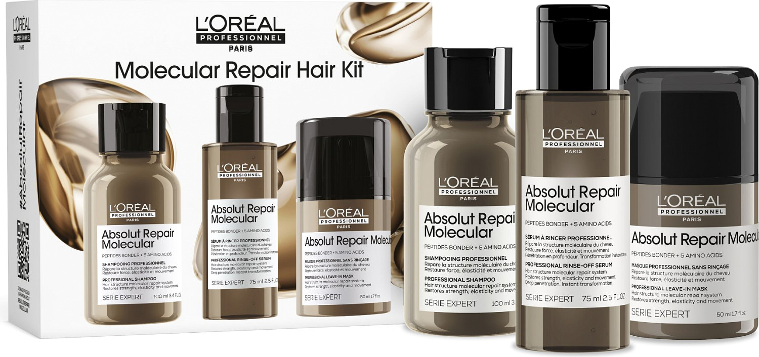  Loreal Absolut Repair Molecular Trio de D&eacute;couvertes 