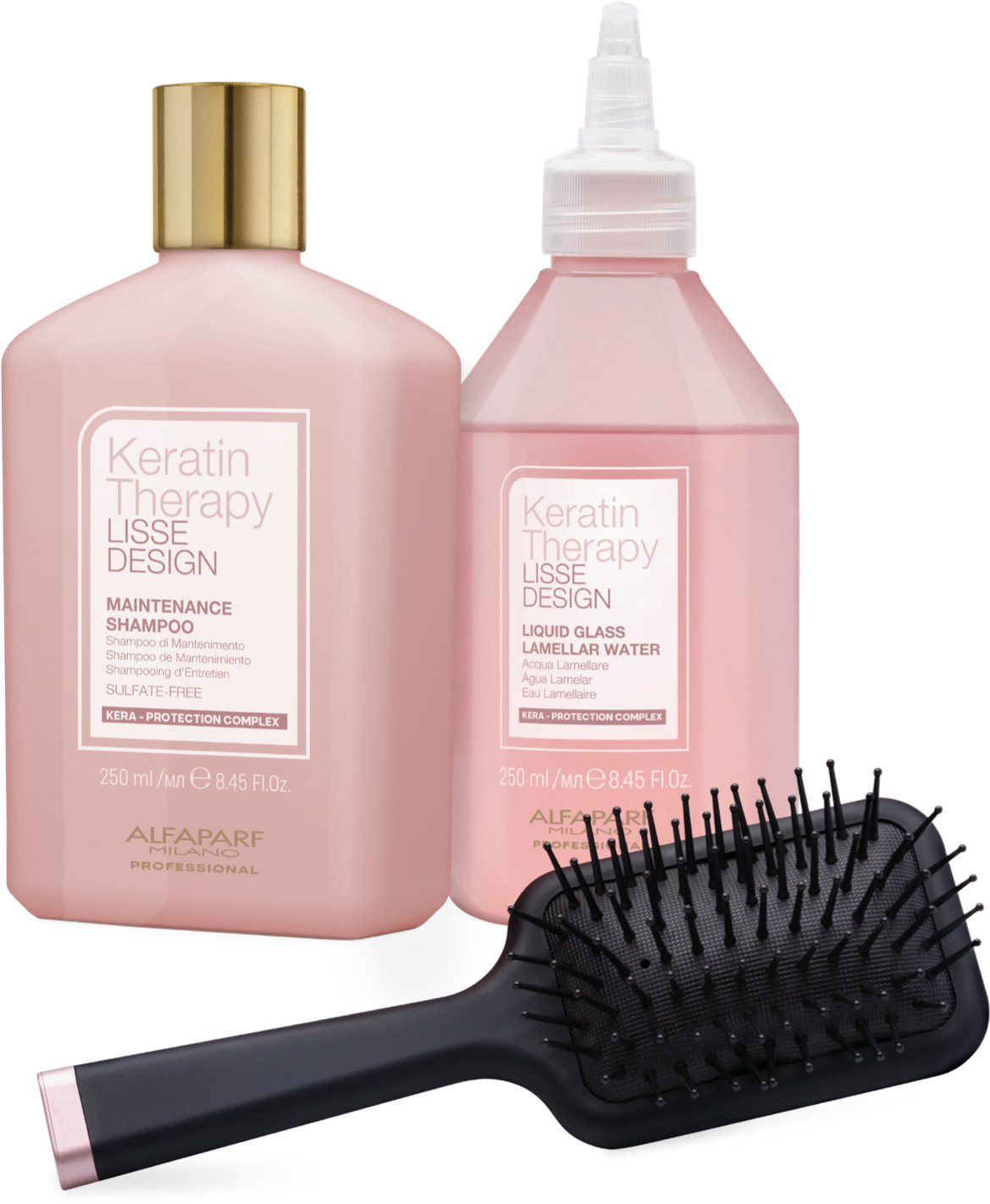  Alfaparf Milano Coffret Keratin Therapy Lisse Design Glass Hair 