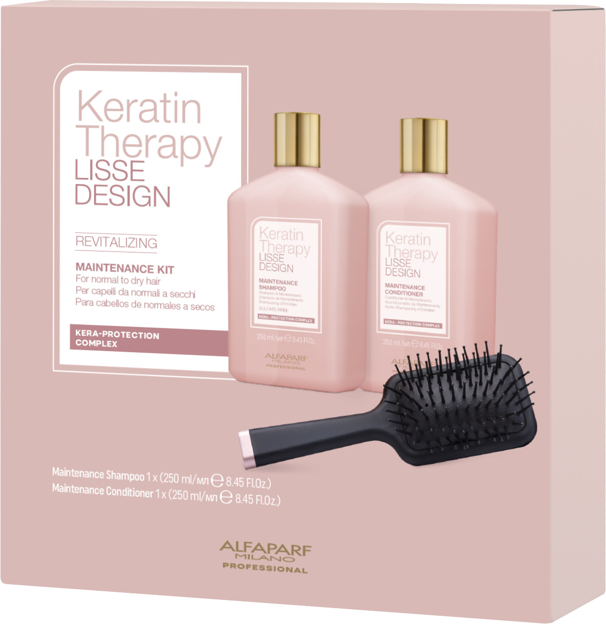  Alfaparf Milano Coffret Keratin Therapy Lisse Design Revitalizing 