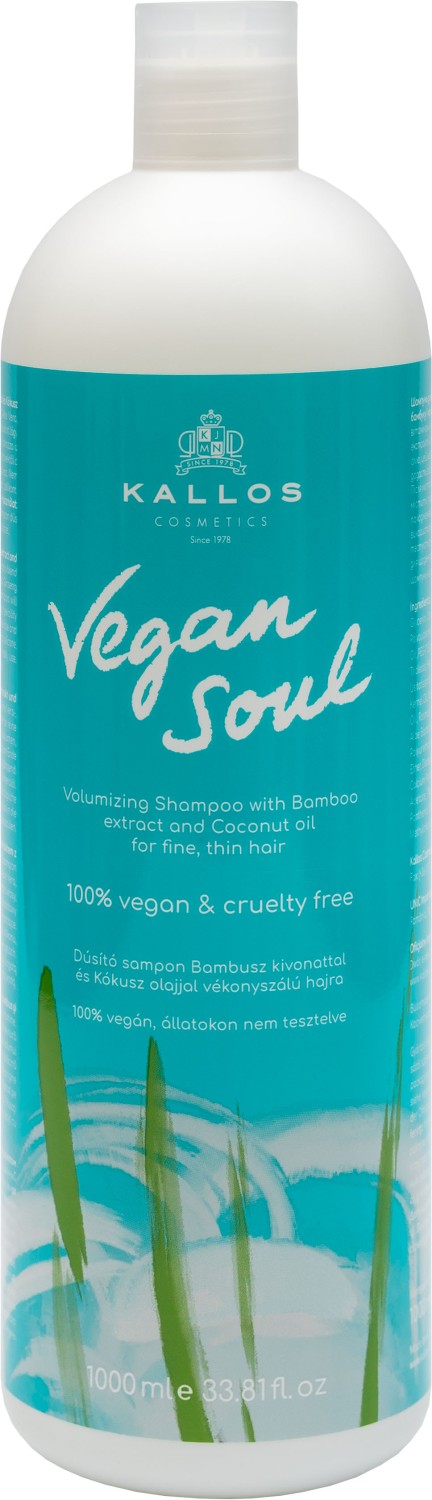  Kallos Vegan Soul Volumizing Shampoo 1000 ml 