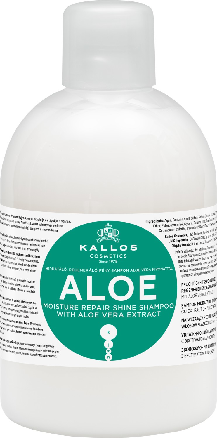  Kallos KJMN Aloe Moisture Repair Shine Shampoo 1000 ml 