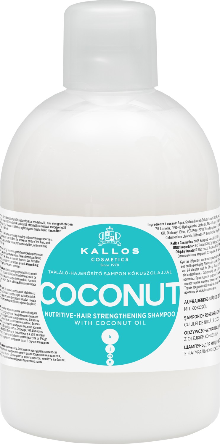  Kallos KJMN Coconut Nutritive Strengthening Shampoo 1000 ml 