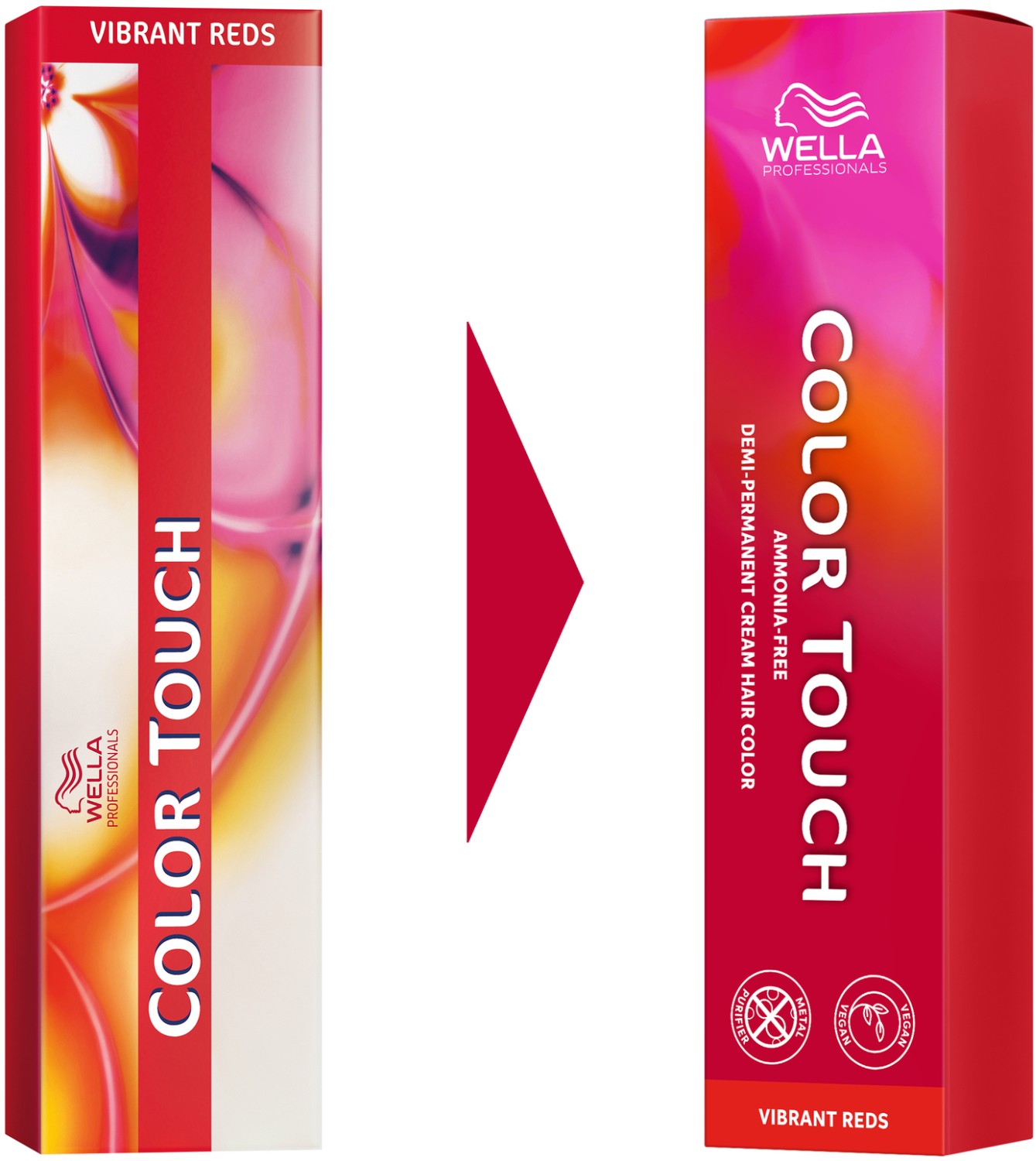  Wella Color Touch Vibrant Reds P5 77/45 Blond Moyen Intense Cuivr&eacute; Acajou 