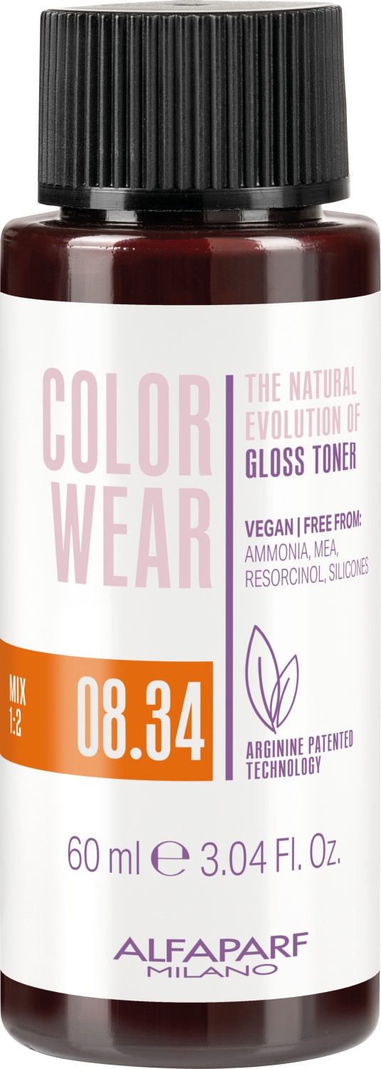  Alfaparf Milano Color Wear Gloss Toner 08.34 