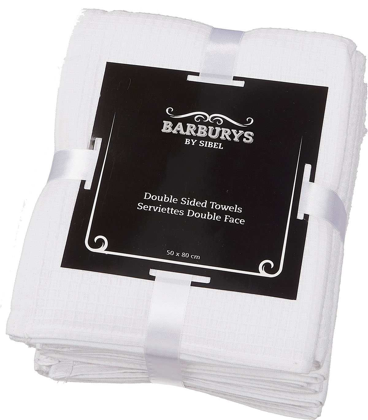  Barburys Serviettes Double Face Blanc 