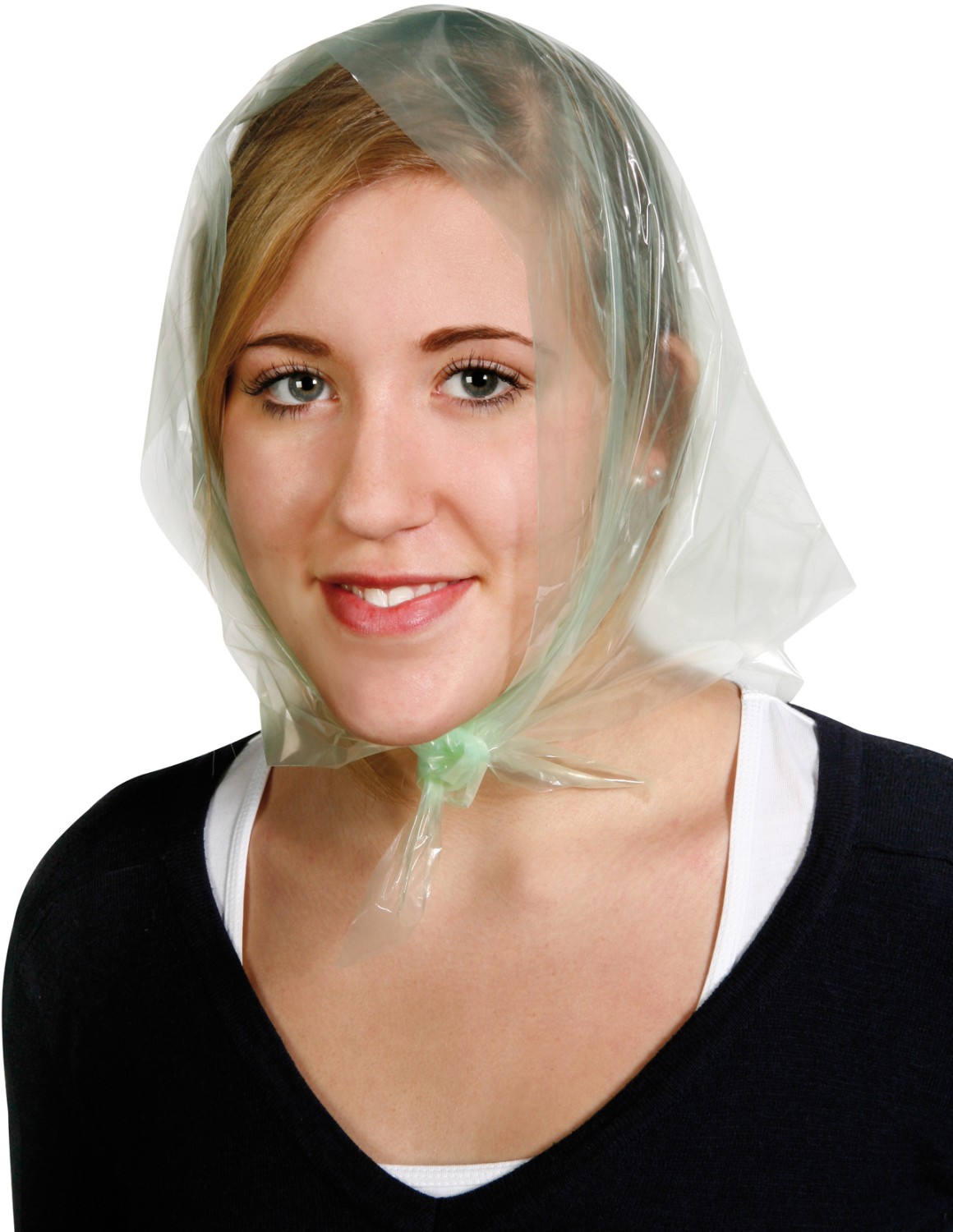  Comair Bonnets de permanente jetables Forme triangulaire Vert 