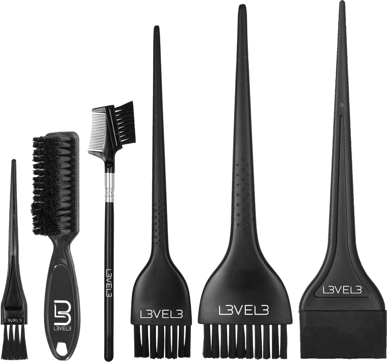  L3VEL3 Set de 6 Pinceaux de Coloration 