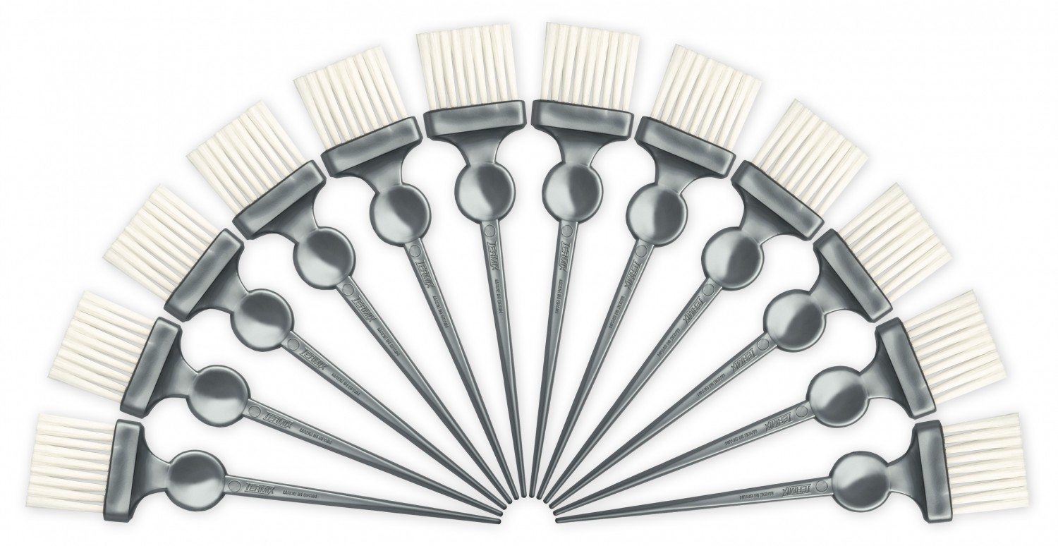  Termix Lot de 12 pinceaux de coloration - &Eacute;troit 