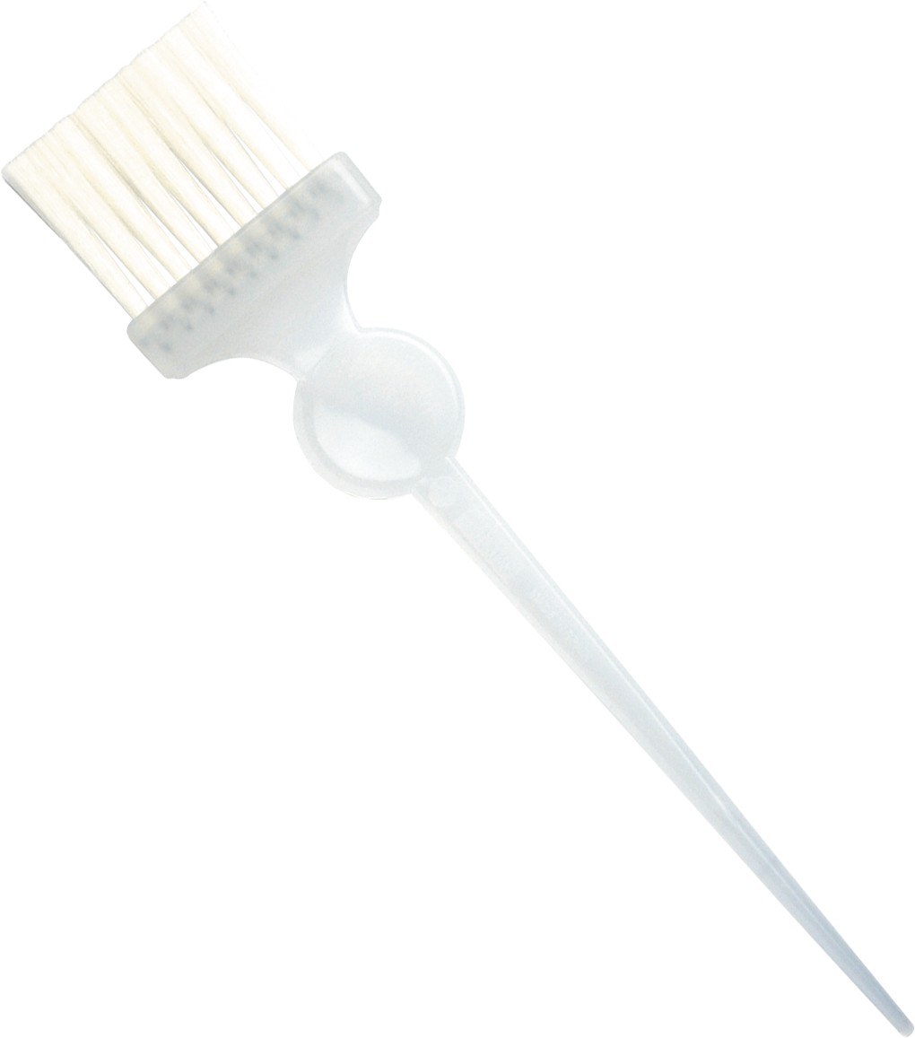  Termix Pinceau de coloration transparent &agrave; poils blancs, petite taille 