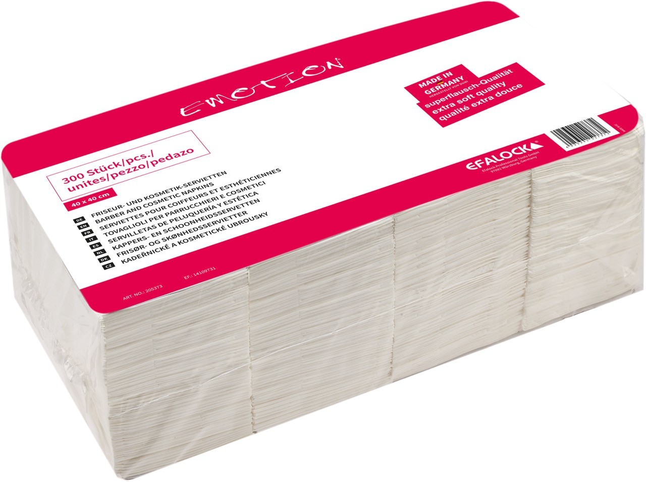  Efalock Serviettes cosm&eacute;tiques en papier Emotion 