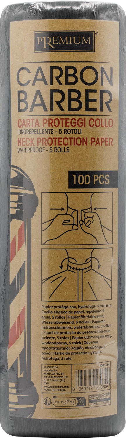  XanitaliaPro Papier tour de cou Carbon Barber 